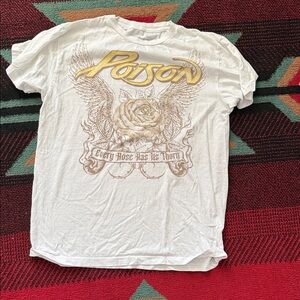 Poison White Graphic Tee